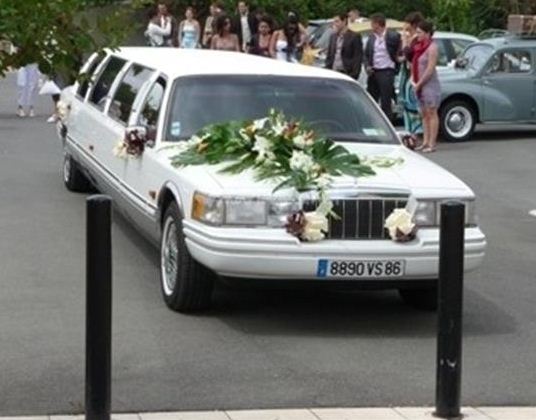 Location de voiture de prestige avec chauffeur, mariage